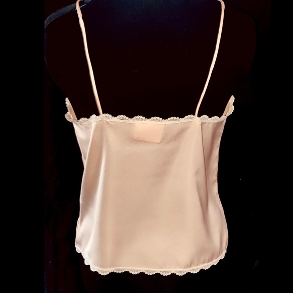 Vintage Camisole Perfect Caress  Anne Rothschild satin lace slip top peach pink - Picture 2 of 13